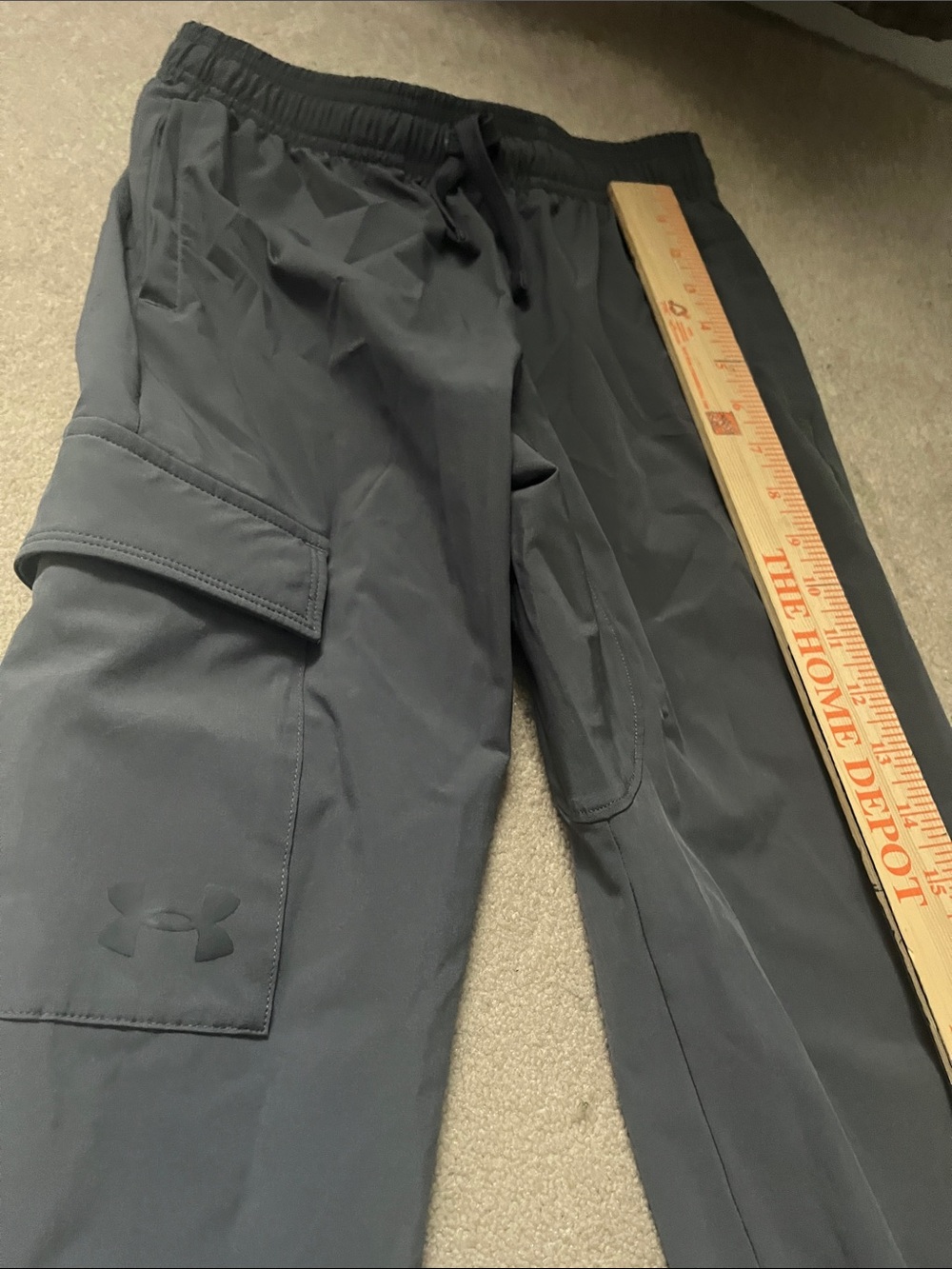 Under Armour Boys M Dark Gray Cargo Joggers